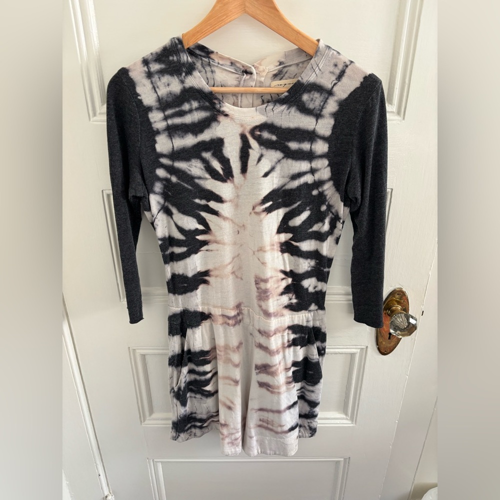 Raquel Allegra tie dye cotton jumpsuit